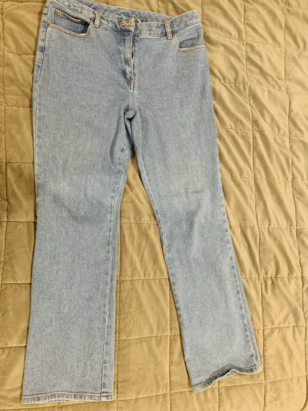Vintage 90s Jeanology Denim Straight Mid Rise Jeans Women's Size 12